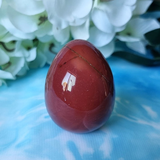 Red Mookaite Egg – (ID: crf39)