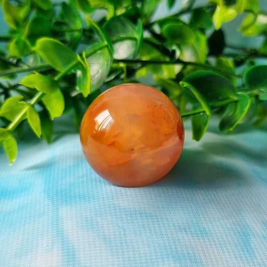 Carnelian Sphere – (ID: crf3)