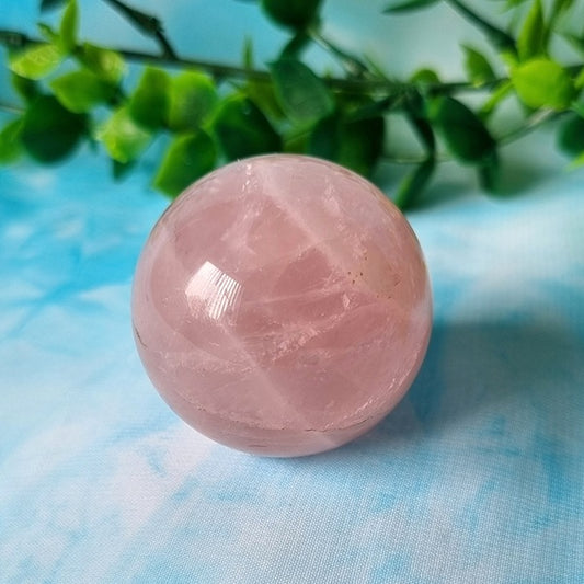 Rose Quartz Sphere – (ID: crf44)