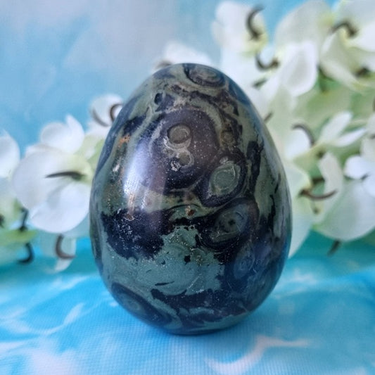 Kambaba Jasper Egg – (ID: crf46)