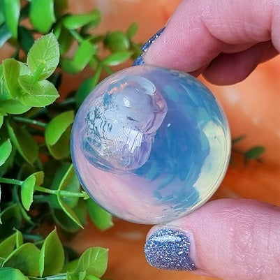 Opalite Sphere with Bubble – (ID: crf96)
