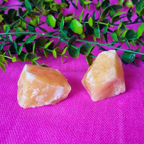 Orange Calcite Nuggets – (ID: crn10)