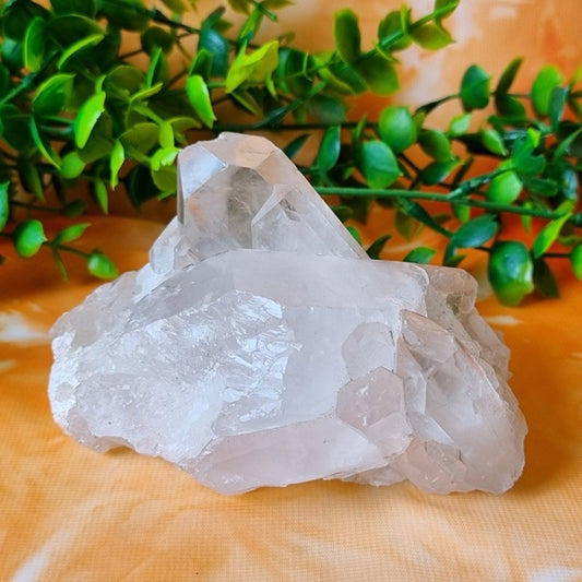 Clear Quartz Cluster - (ID: crn128)