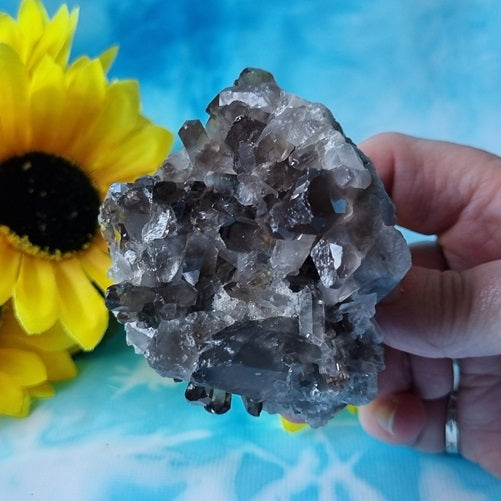 Smokey Quartz Cluster - (ID: crn143)