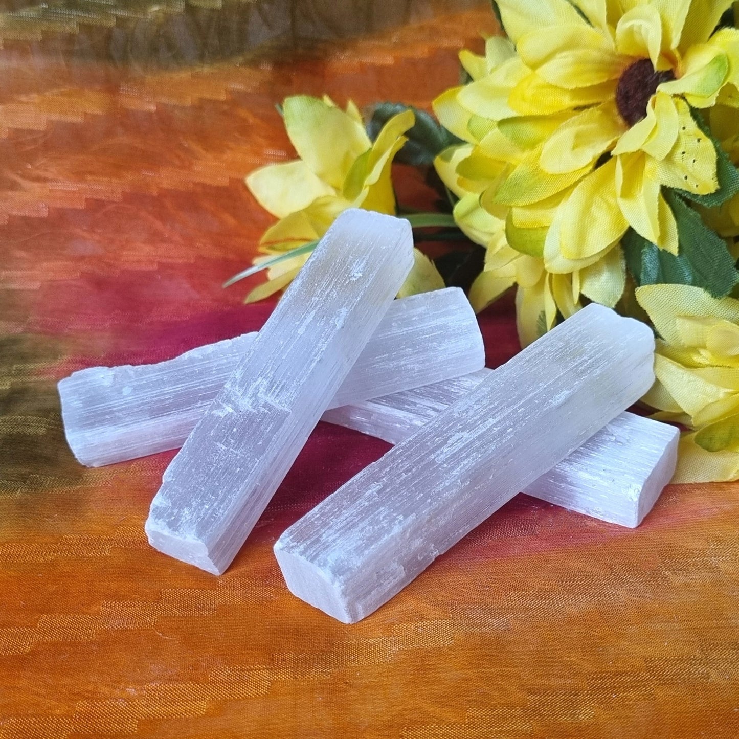 Selenite Rods – small – (ID: crn152)