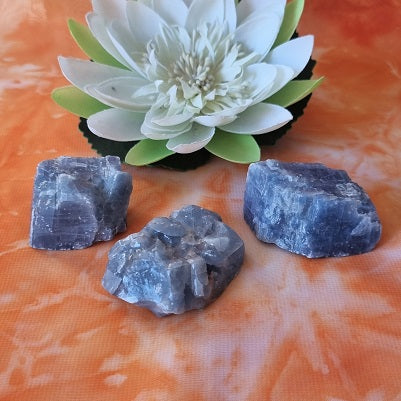 Blue Calcite Nuggets – (ID: crn34)