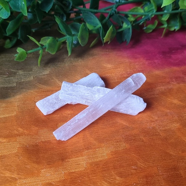 Selenite Rods – ex-mini – (ID: crn55)