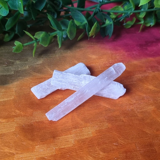 Selenite Rods – ex-mini – (ID: crn55)