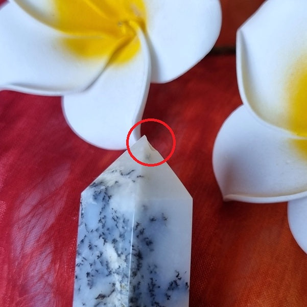 Dendritic Opal Point – (ID: crp122)