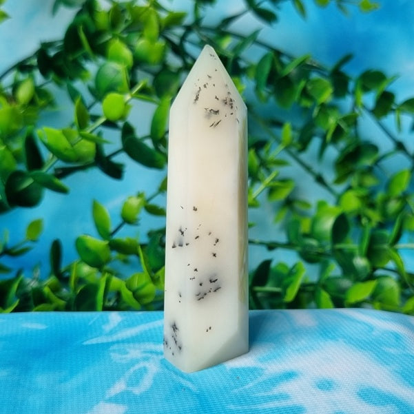 Dendritic Opal Point – (ID: crp145)