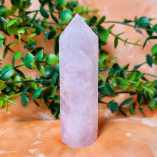 Rose Quartz Point - (ID: crp4)