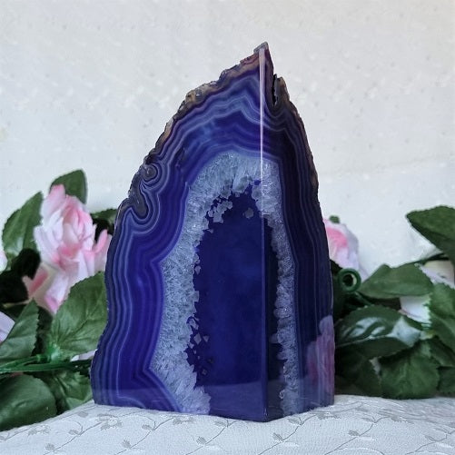Purple Polished Agate - standing - (ID: crp83)