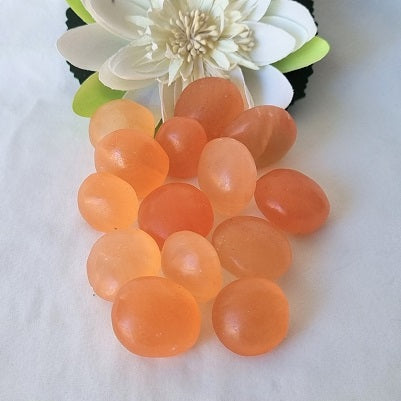 Peach Selenite Tumblestones