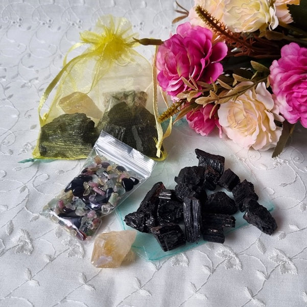 Black Tourmaline Griding Pack – (ID: cs13)