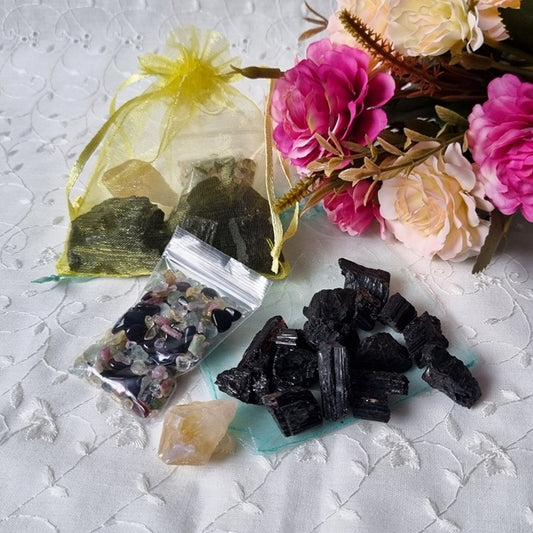 Black Tourmaline Griding Pack – (ID: cs13)