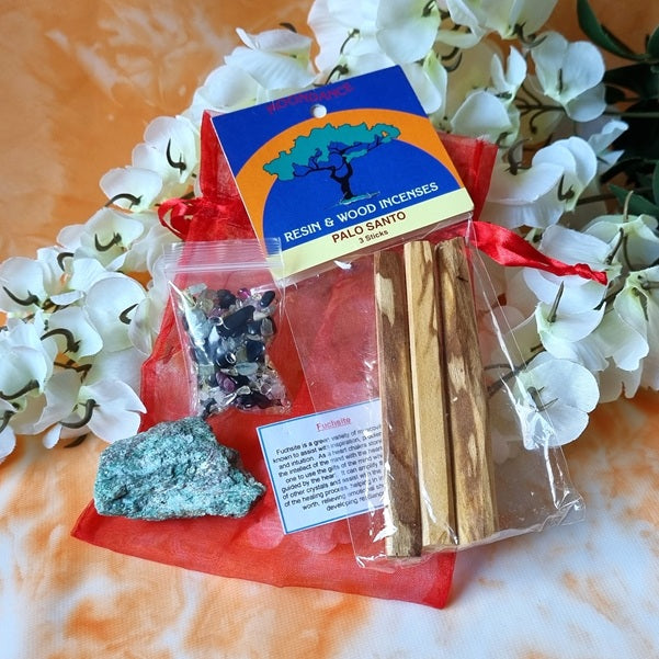 Palo Santo Fuchsite Pack – (ID: cs16)