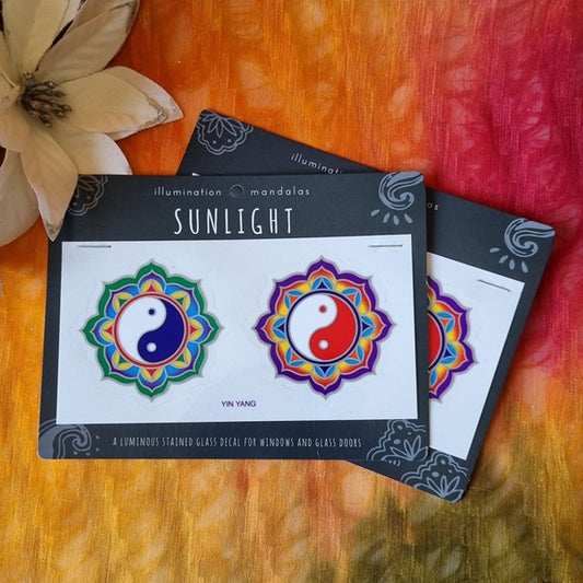 Yin Yang – Sunlight Mandala Decals – (ID: man18)