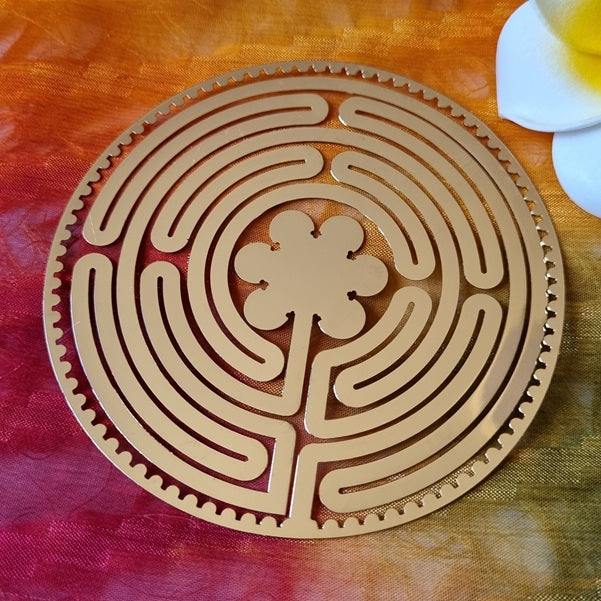 Labyrinth (gold plated) – (ID: sg3) – Crystal Pathways (Australia)