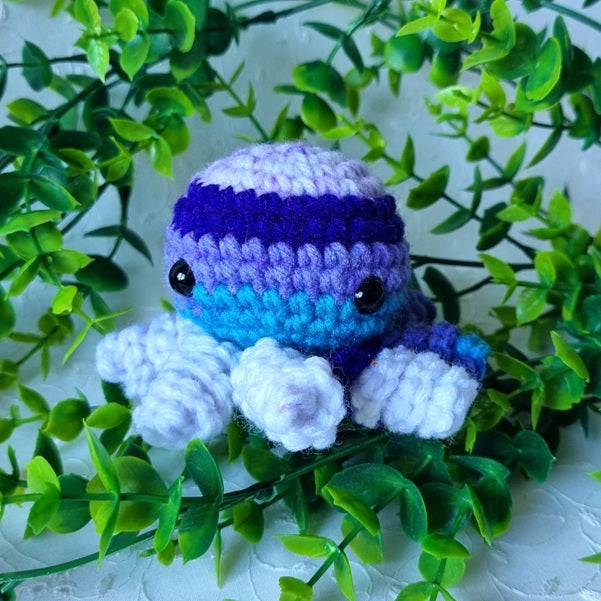 Purple-Blue  Octopus – (ID:  sox17)