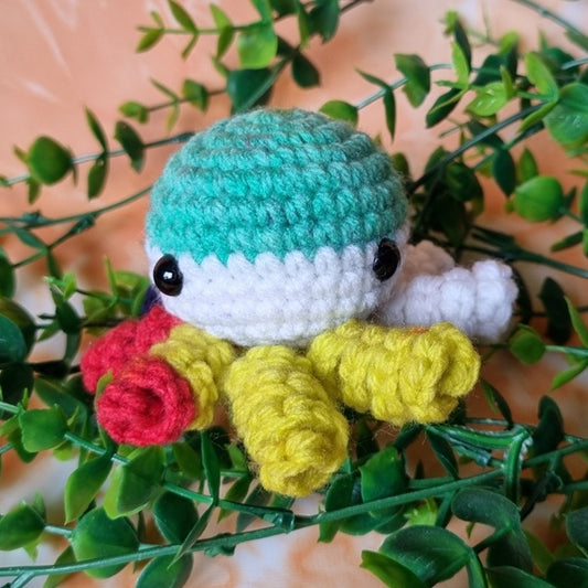 Green-Yellow Octopus – (ID:  sox6)