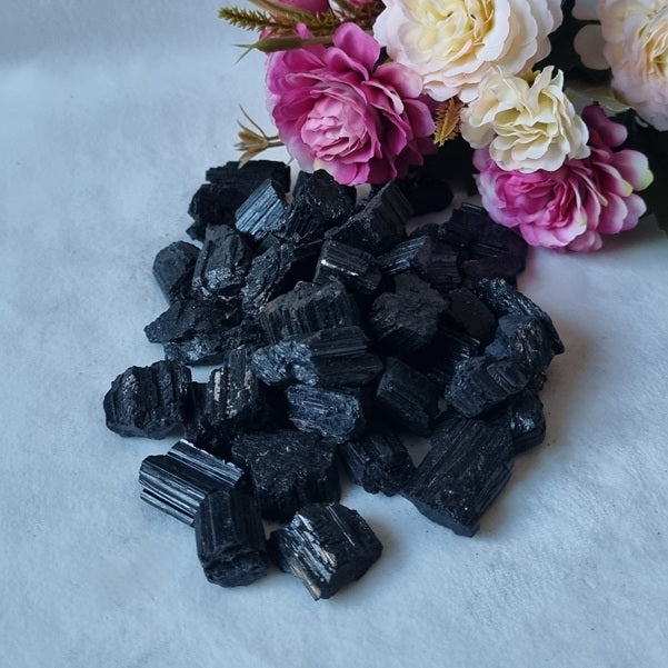 Black Tourmaline Nuggets - small