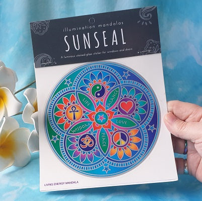 Living Energy – Sunseal Mandala Decal – (ID: man6)