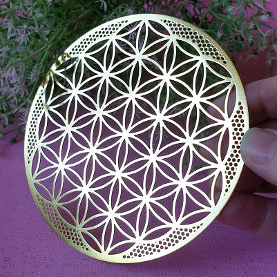 Flower of Life (gold plated) – (ID: sg1 - design A)