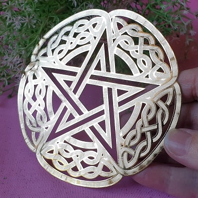 Celtic Pentagram (gold plated) – (ID: sg12)
